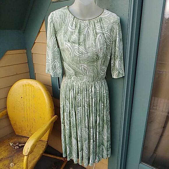Vintage 50s 60s R&K Originals Fit n Flare Dress - Picture 1 of 5